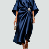 Lona™ Elegantna Duga Satin Haljina