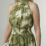 Sylin | Midi halter haljina sa naborima
