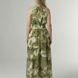 Sylin | Midi halter haljina sa naborima