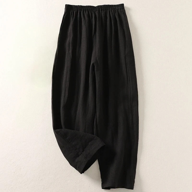 Amalia | Lagane pantalone od pamuka i lana