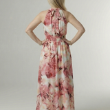 Sylin | Midi halter haljina sa naborima