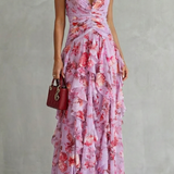 Belladina - Halter maxi haljina