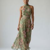 Mirelle | Midi haljina sa halter izrezom