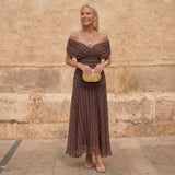 Sienna | Geometrijska fluida haljina