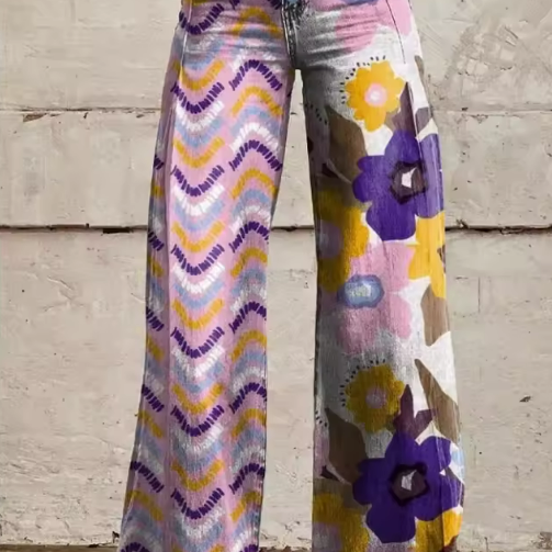 Isadora - Boho cvetni pantaloni