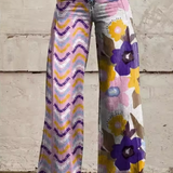 Isadora - Boho cvetni pantaloni