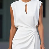 María™ | Elegantna midi haljina s drapiranim detaljima