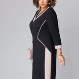 Alexa™ Elegantna haljina sa V izrezom