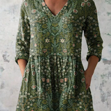 Julie | Duga Bluza sa V-Izrezom