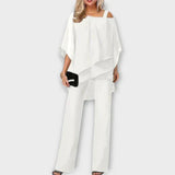 Celeste | Elegantan Komplet od Chiffon Kombinezona