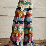 Léon - Elegantni Cvjetni Pantaloni