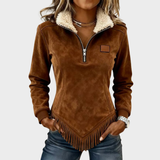 Daisy | Top sa Fleece Podstavom i Polu Zipperom