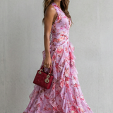 Belladina - Halter maxi haljina