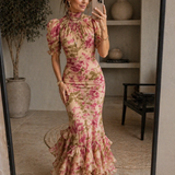 Sara - Maxi Haljina Roza