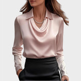 Elin | Elegantna Saten Bluza