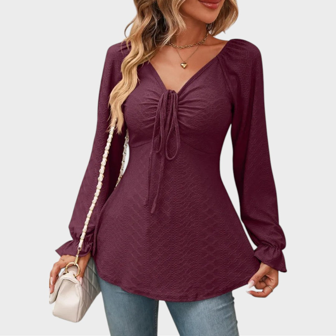 Melina | Bluza sa Čipkastim Detaljima