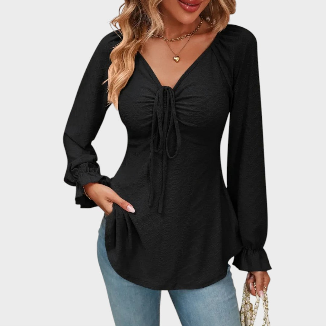 Melina | Bluza sa Čipkastim Detaljima