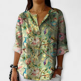 Arlene – Bluza sa Cvjetnim Dizajnom