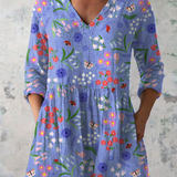 Aline | Duga Bluza sa V-Izrezom