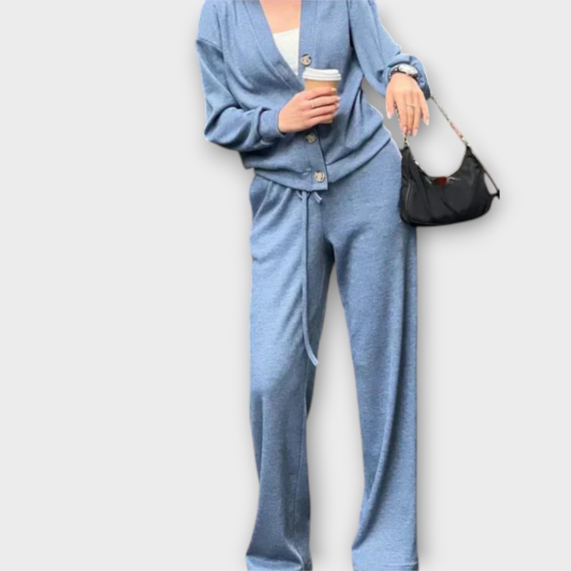 Chantal – Komplet kardigan i pantalone