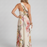 Hester | Mekana Halter Maxi Haljina sa Tokovima