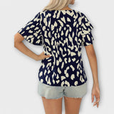 Evelyn – Casual Bluzica sa Okruglim Izrezom