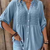 Noor – Bluza s V-izrezom i dugmadima