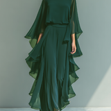 Celeste -Elegantni chiffon set