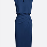 María™ | Elegantna midi haljina s drapiranim detaljima