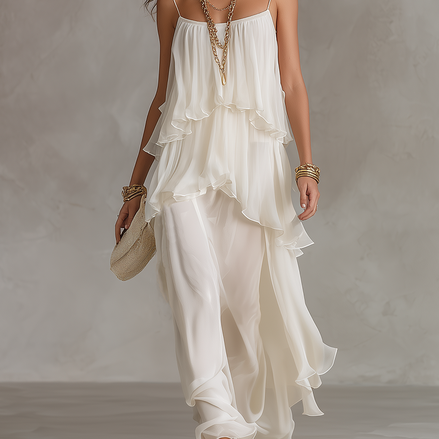 Aurélia - Maxi Chiffon Haljina