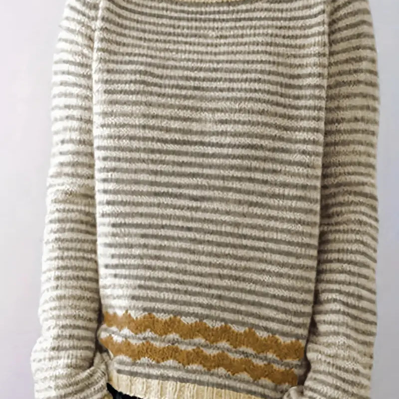 Isabelle™ | Elegantna prugasta udobna svakodnevna majica