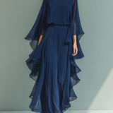 Celeste -Elegantni chiffon set