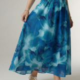Sylin | Midi halter haljina sa naborima