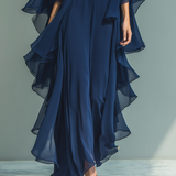 Celeste -Elegantni chiffon set