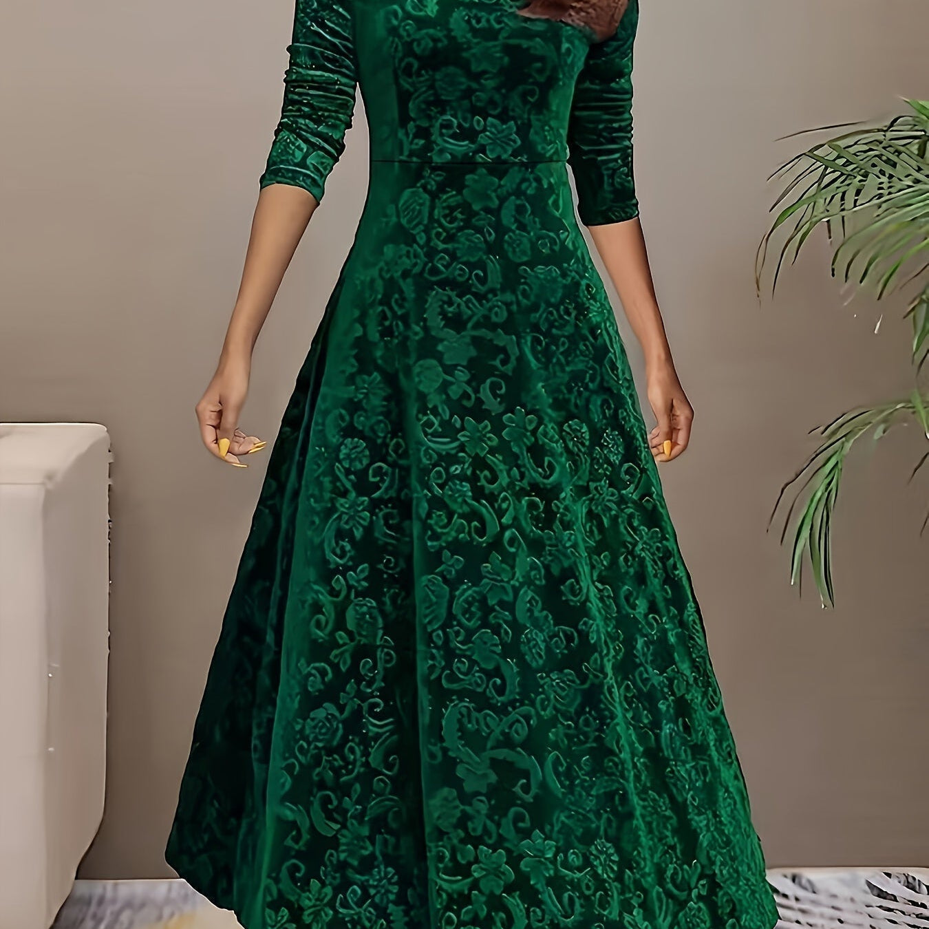 Nicola™ Elegantna Samtvena Haljina
