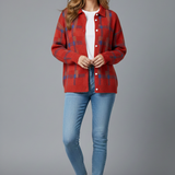 Nina - Cardigan Doux à Carreaux