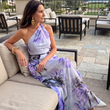 Hester | Mekana Halter Maxi Haljina sa Tokovima