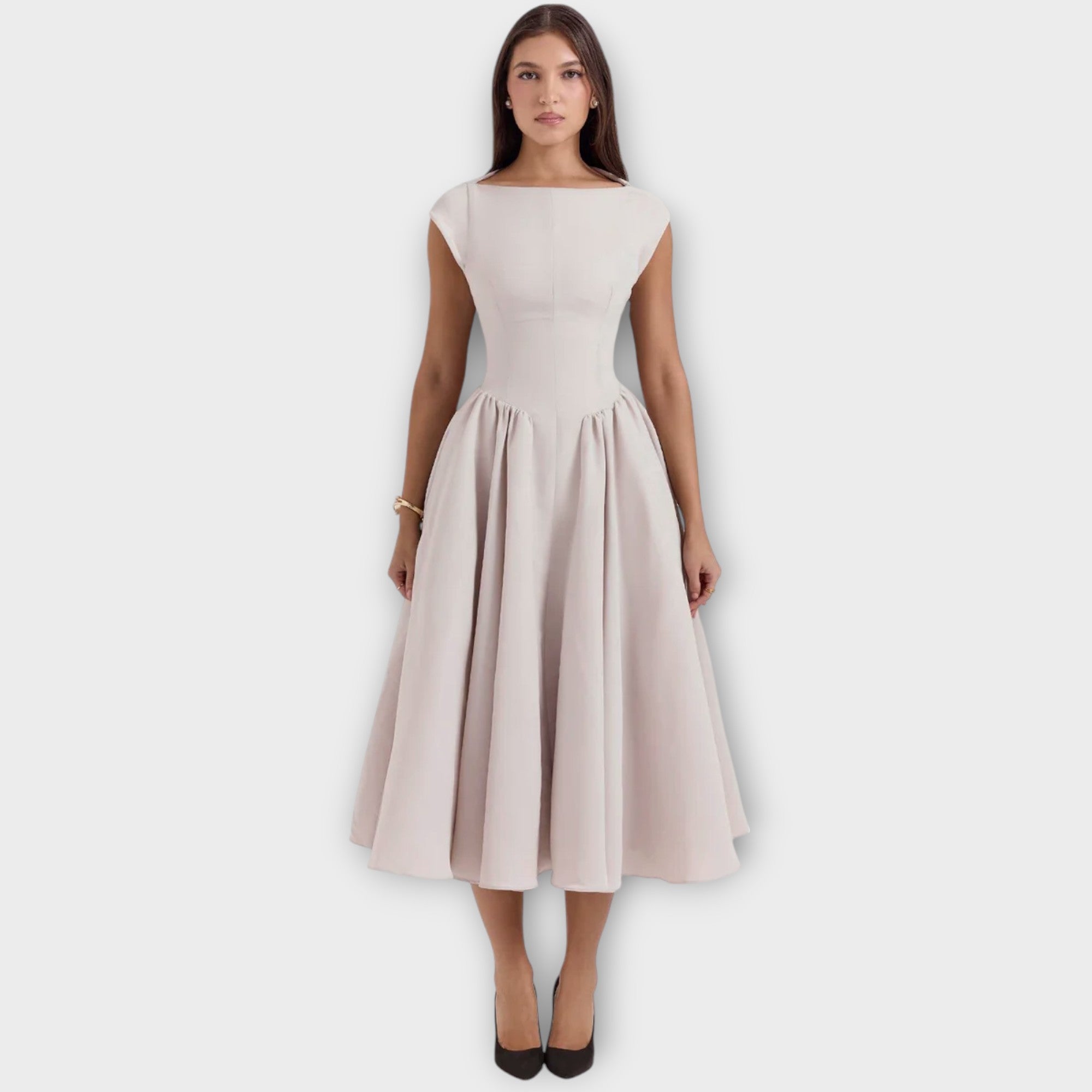 Victoria - Elegantna Midi Haljina