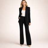 Brigitte | Elegantni dvodijelni set sa zvonastim pantalonama