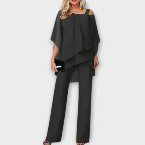 Celeste | Elegantni Chiffon Kombinezon