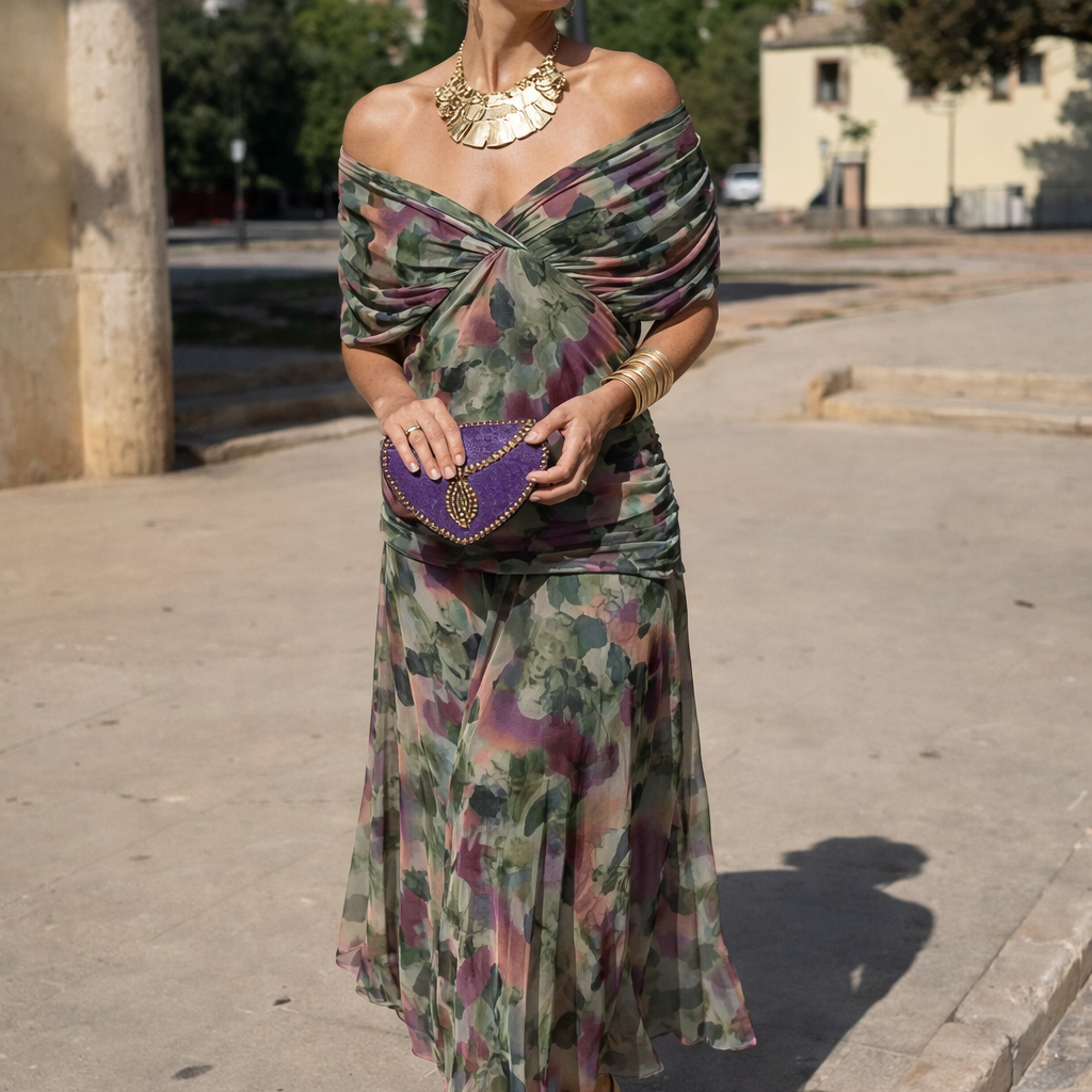 Margarida - Maxi Haljina sa V Izrezom