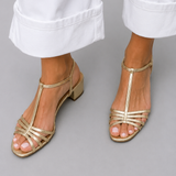 Allegra | Zlate Sandale Svakodnevna Elegancija