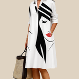 Hester | Elegantna Hemdblusenkleka