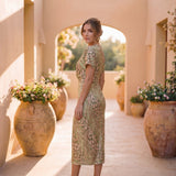 Filomena - Elegantna Midi Haljina