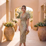 Filomena - Elegantna Midi Haljina