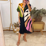 Свакодневна хаљина са цветним листовима