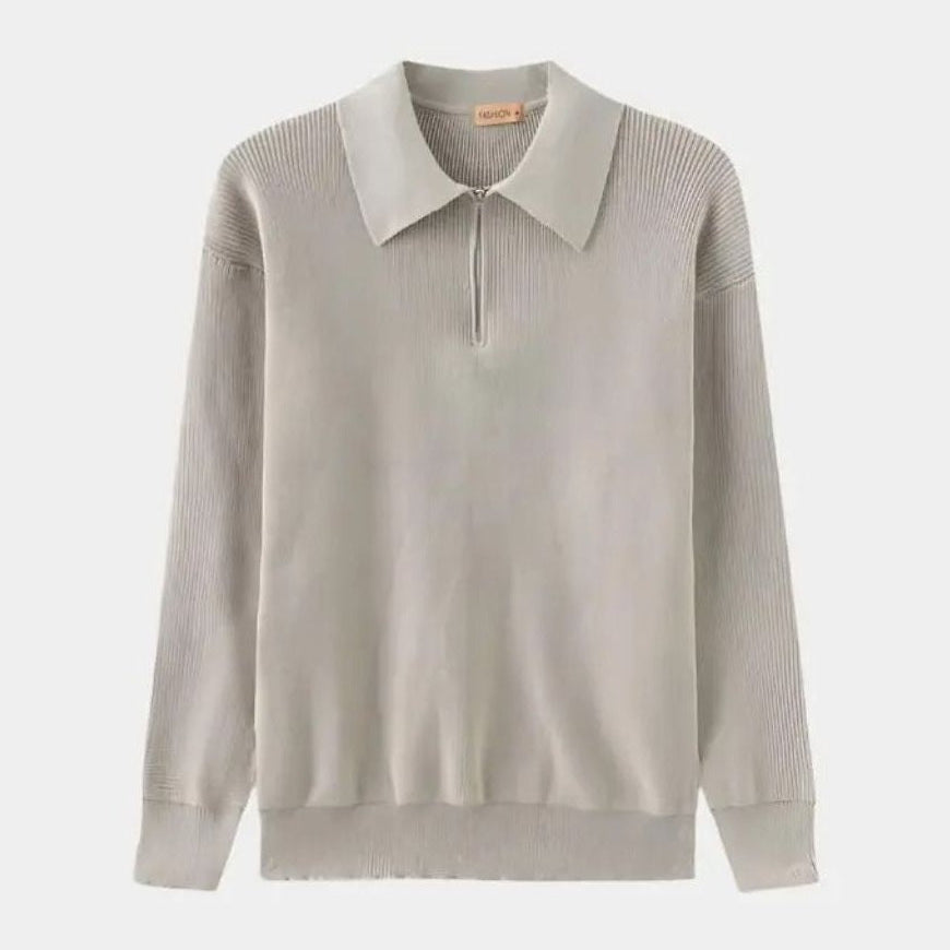 David™ | Pulover Polo sa Rajsferšlusom