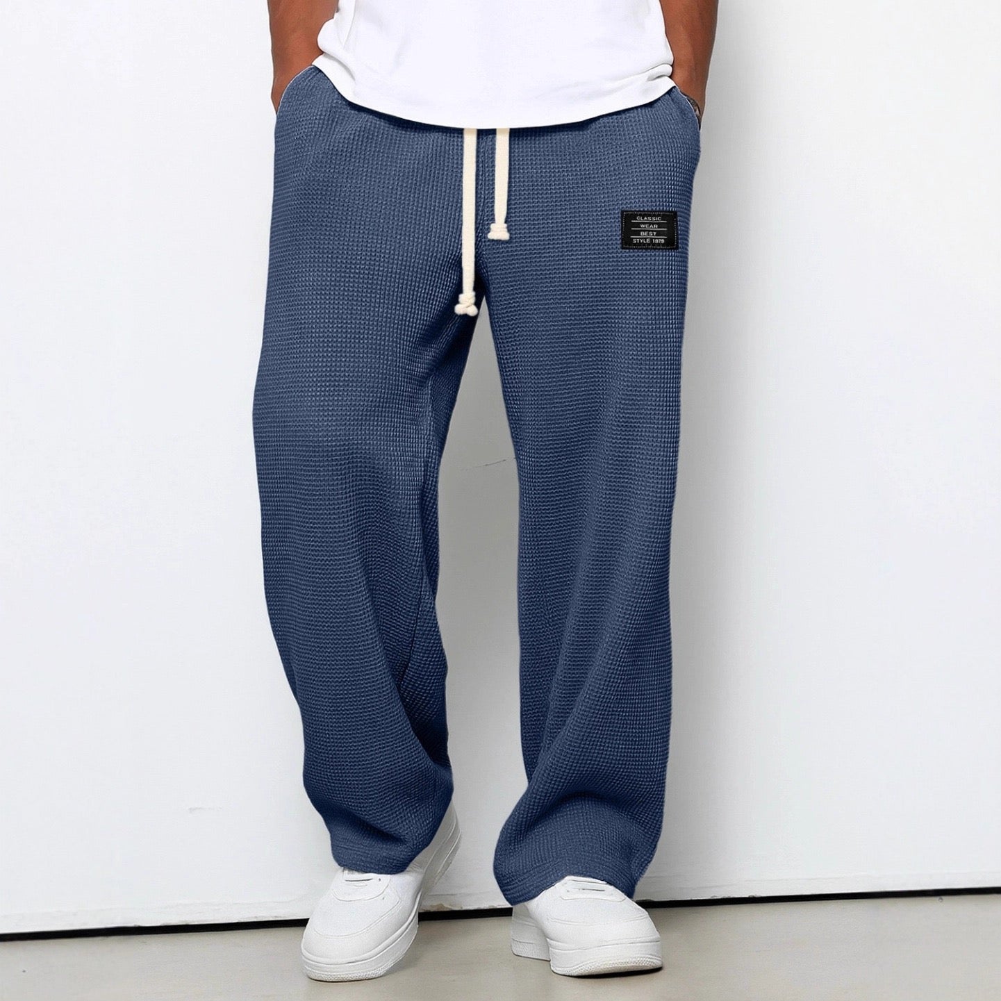 Gerald - Široke pantalone s podesivim strukom