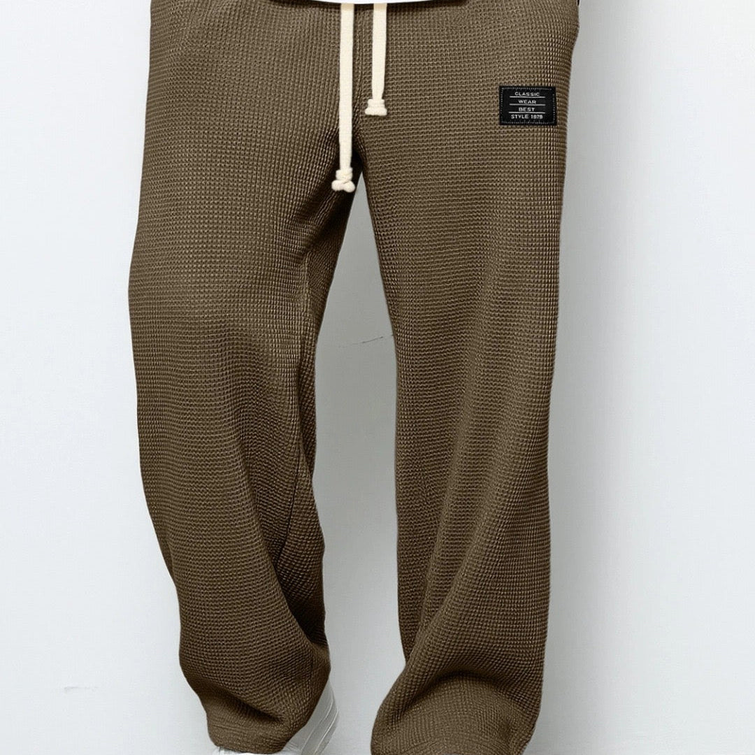 Gerald - Široke pantalone s podesivim strukom