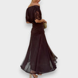Malia | Elegantna Haljina sa V-Izrezom
